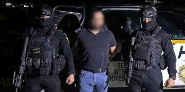 Su detención se registró en Morales, Izabal (foto: PNC)