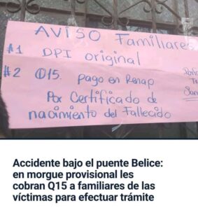 Posturas e historias en fatal accidente 