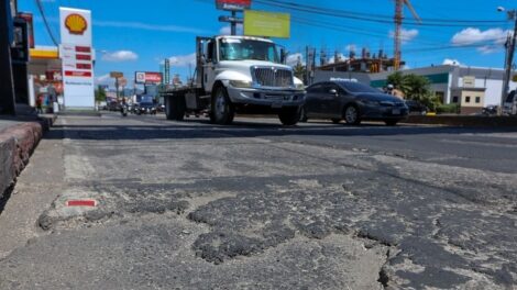 Tras una evaluación, se determinó que es urgente la intervención por el estado actual de la ruta. (Foto: Municipalidad de Guatemala)